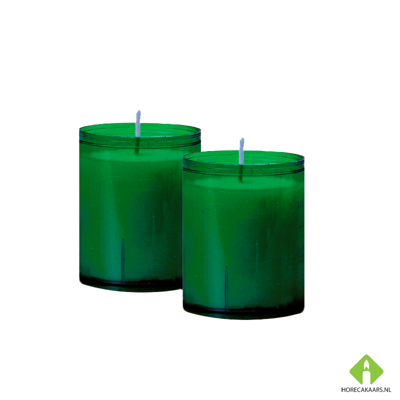 Vergelijkbaar beetje trainer Q-Lights Refills ( 60 stuks ) (Donker Groen) - Kaarsen voor de horeca